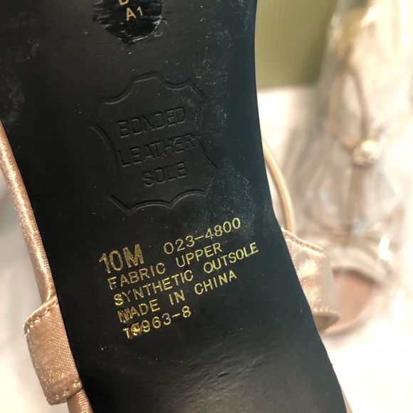 Gold Dress Sandals - Picture 4 of 5